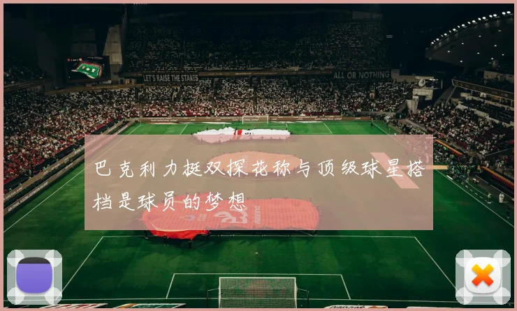 巴克利力挺双探花称与顶级球星搭档是球员的梦想